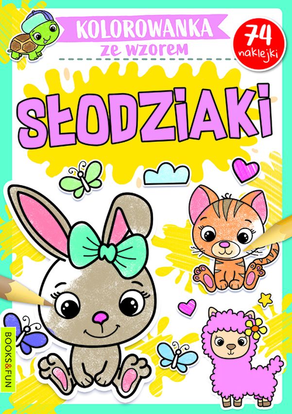 Image of Słodziaki. Kolorowanka ze wzorem