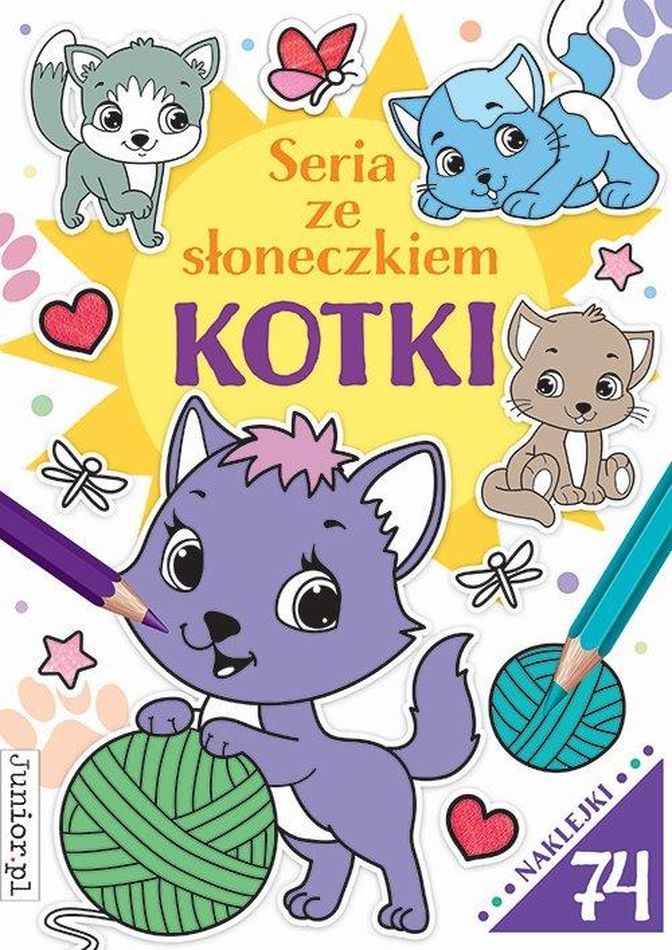 Image of Kotki. Seria ze słoneczkiem