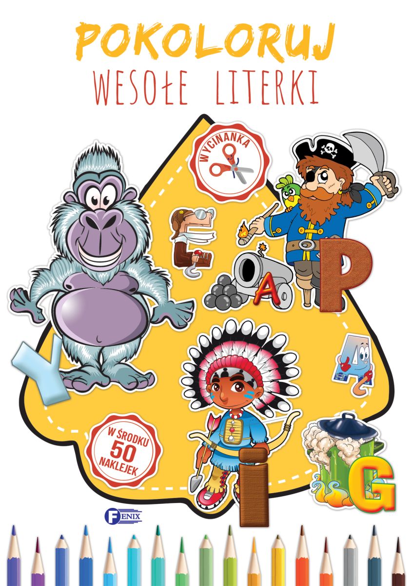 Image of Pokoloruj wesołe literki