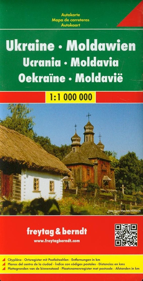 Image of Ukraina mołdawia mapa 1:1 000 000