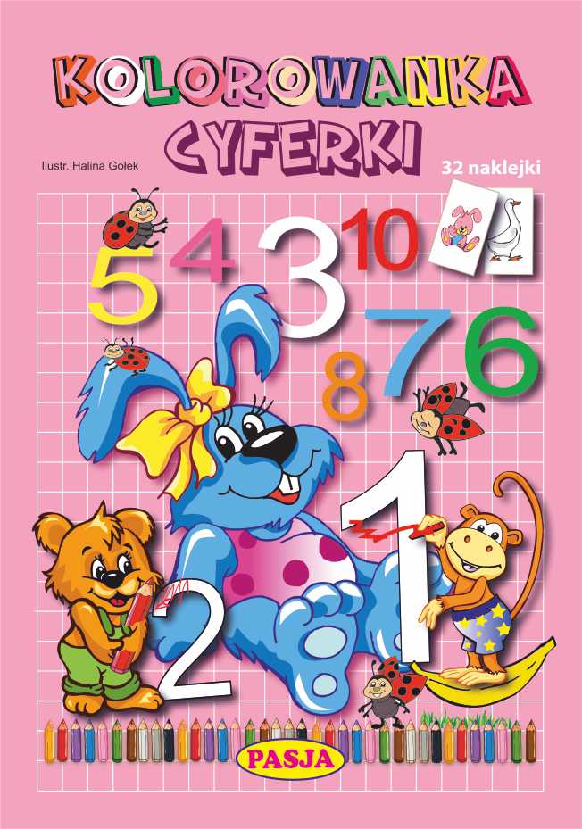 Image of Kolorowanka cyferki