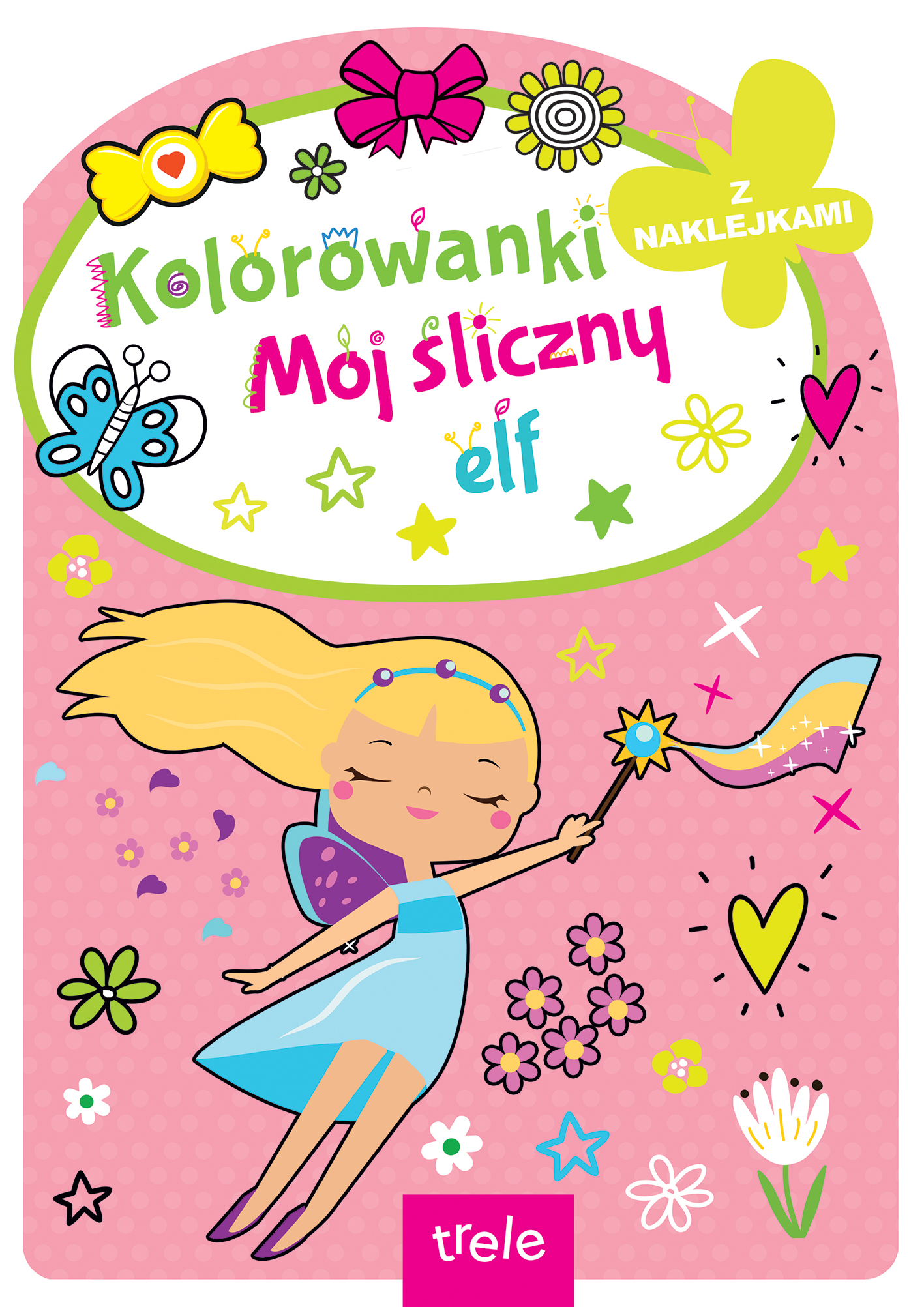 Image of Mój śliczny elf. Kolorowanka z wykrojnikiem