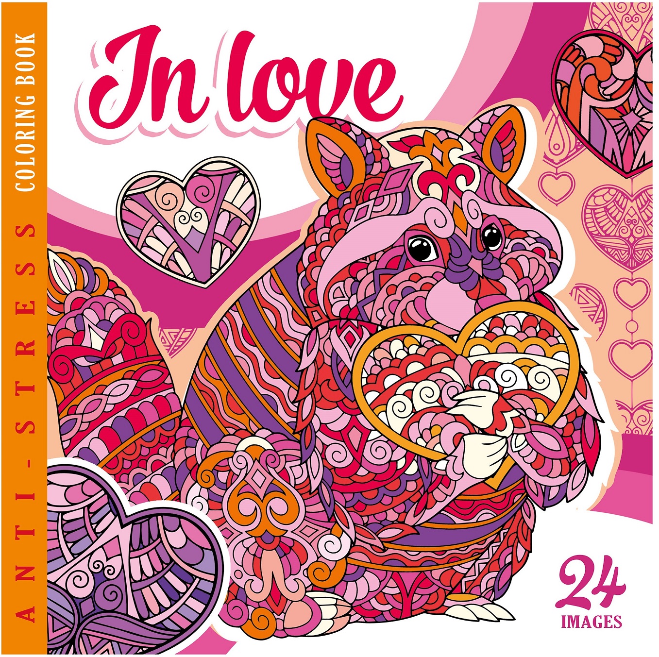 Image of Kolorowanka antystresowa 200x200 12 kartek BR In Love