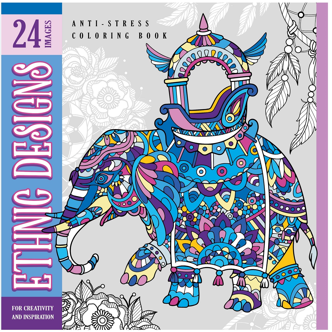 Image of Kolorowanka antystresowa 200x200 12 kartek BR Ethnic Designs