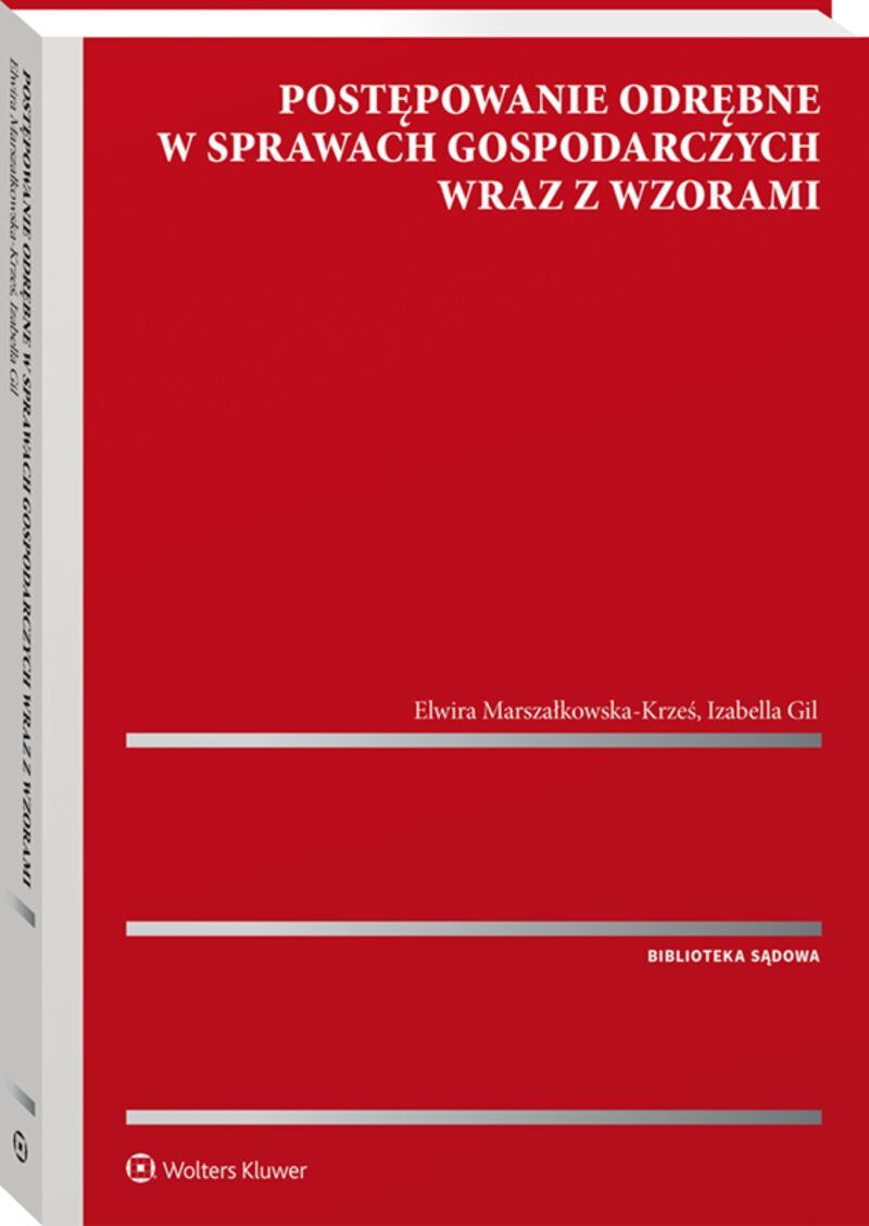 Image of Postępowanie odrębne w sprawach gospodarczych wraz z wzorami