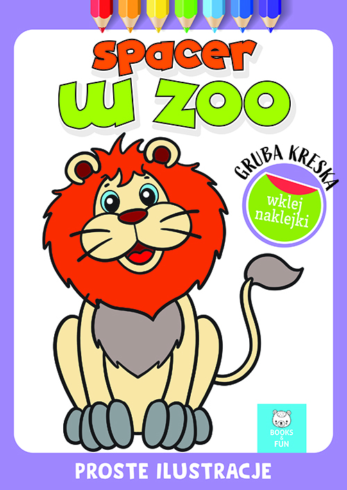 Image of Spacer w zoo. Gruba kreska