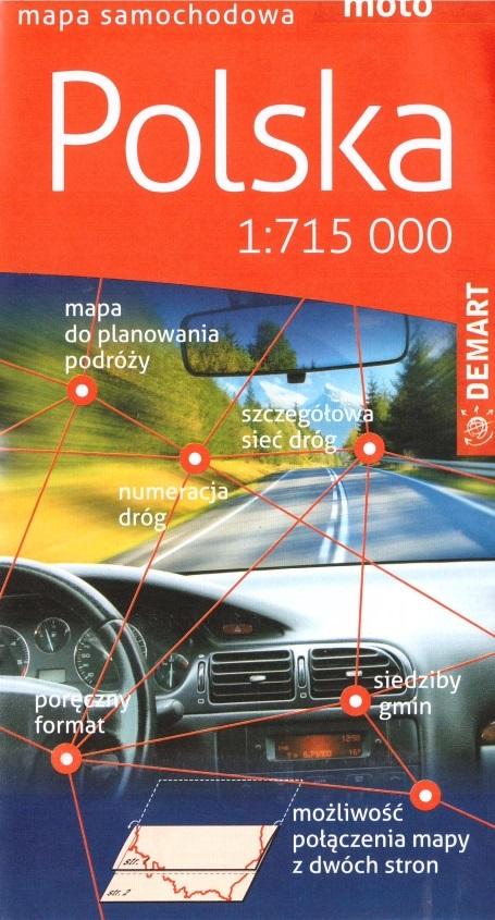 Image of Polska 1:715 000 mapa samochodowa
