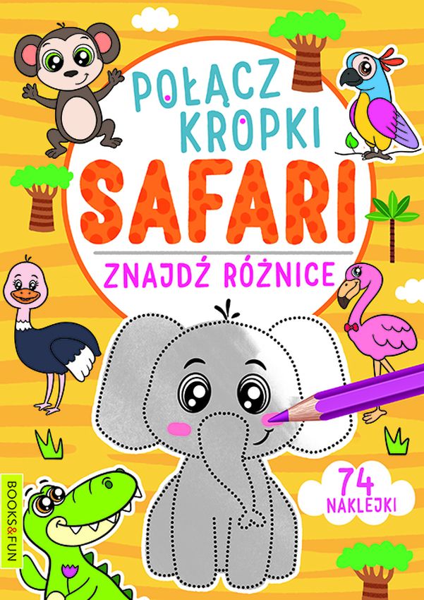 Image of Safarii. Połącz kropki, znajdź różnicę
