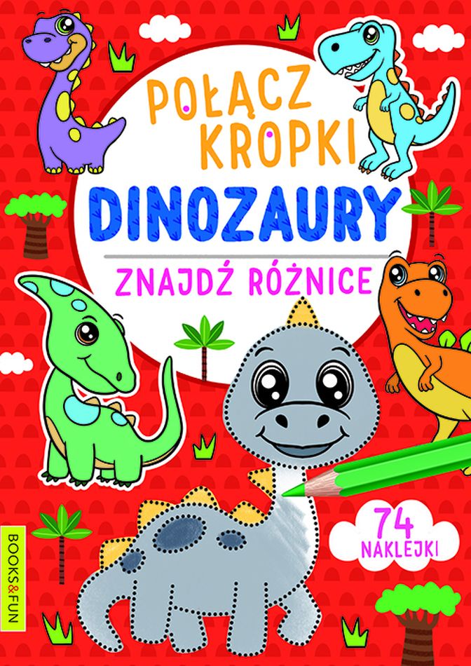 Image of Dinozaury. Połącz kropki, znajdź różnicę