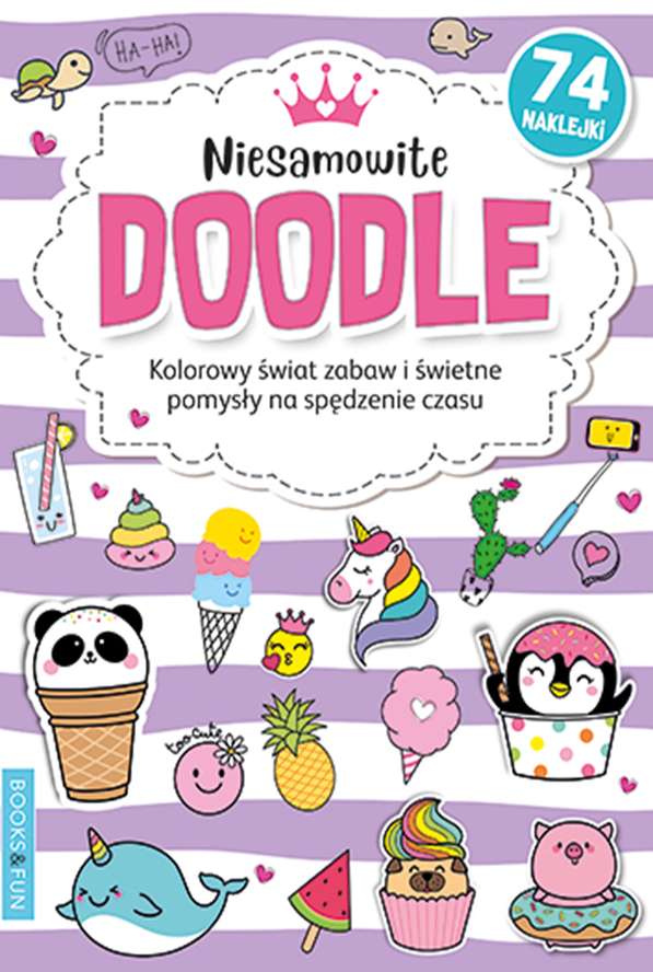 Image of Niesamowite doodle. Kolorowanka
