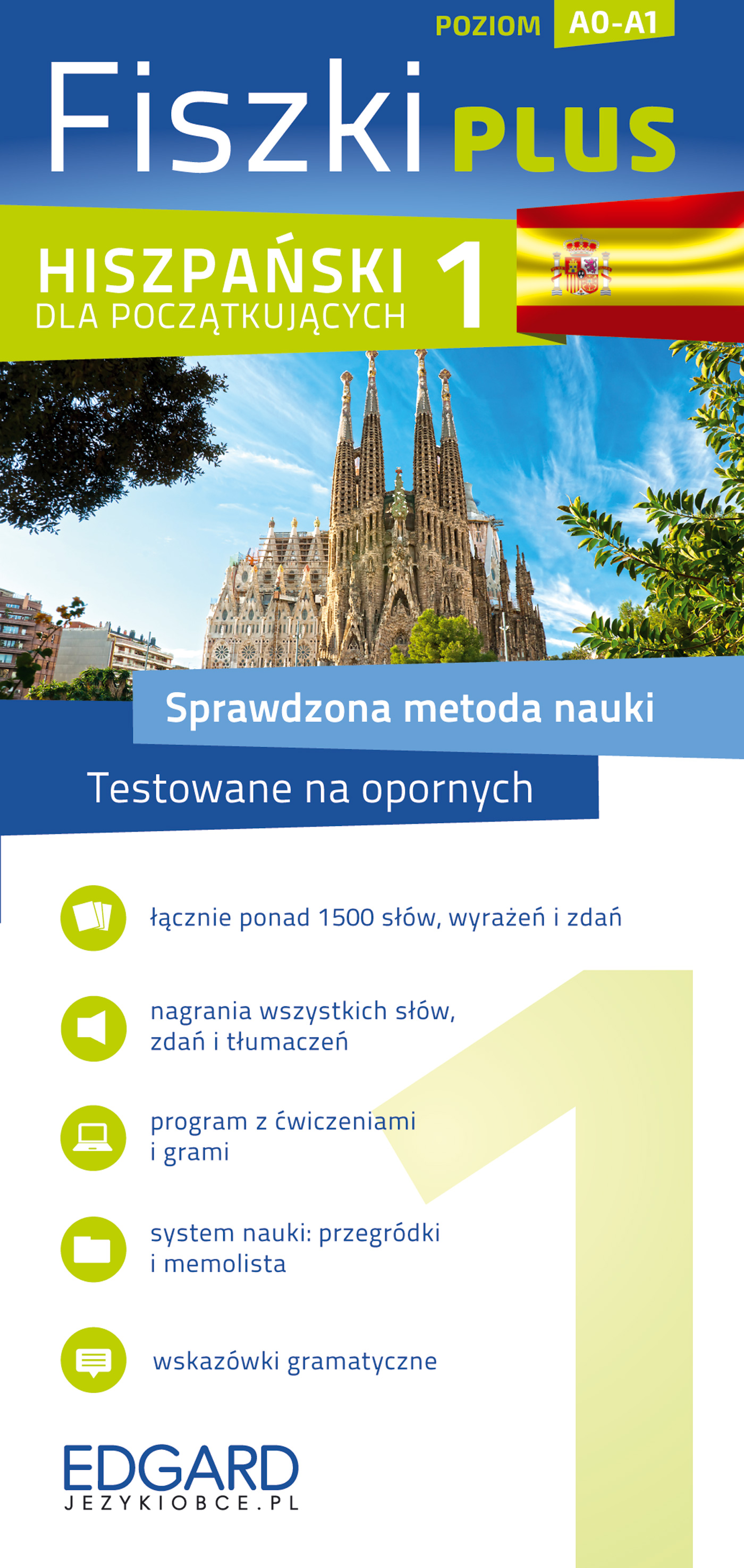 Image of Hiszpański. Fiszki Plus dla początkujących 1 wyd. 2