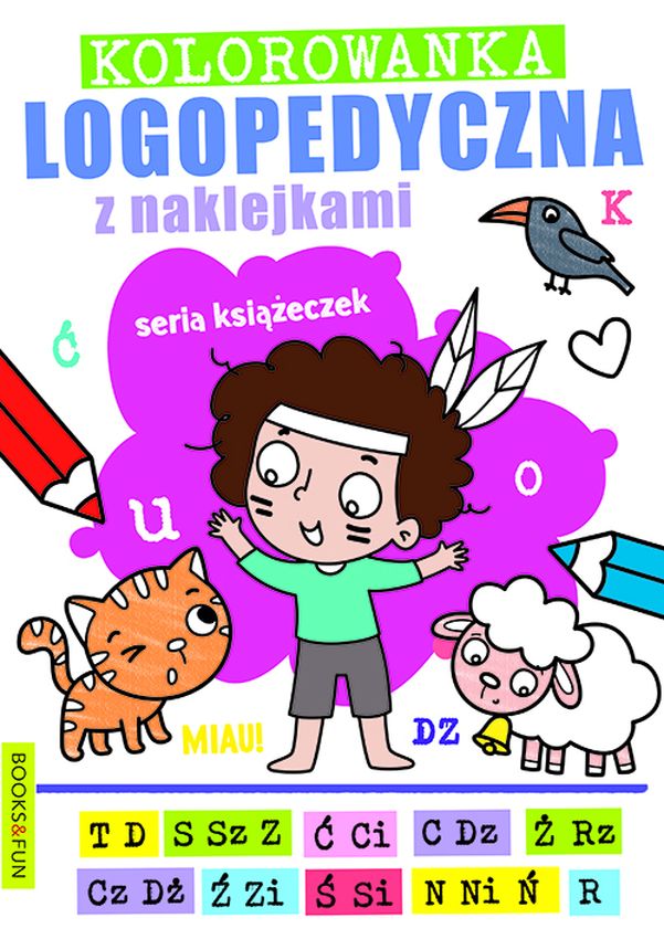 Image of Kolorowanka logopedyczna z naklejkami 2