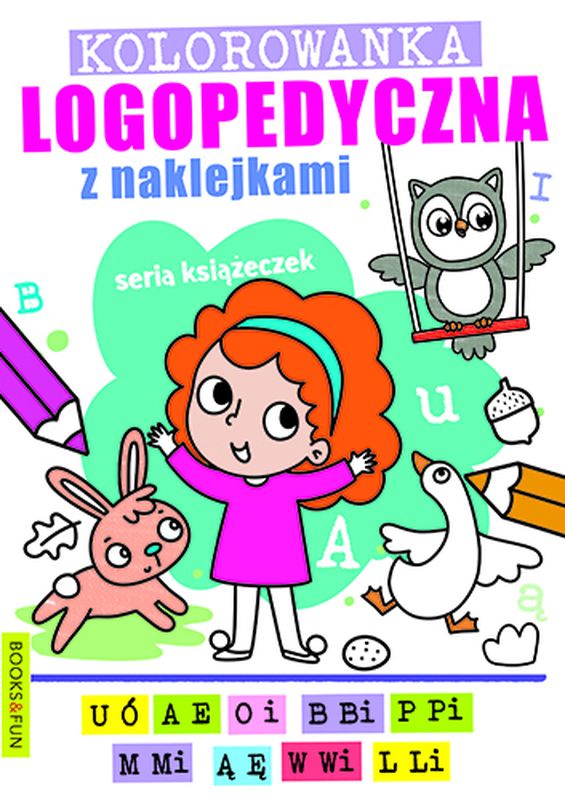 Image of Kolorowanka logopedyczna z naklejkami 1