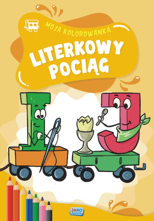 Image of Moja kolorowanka Literkowy pociąg
