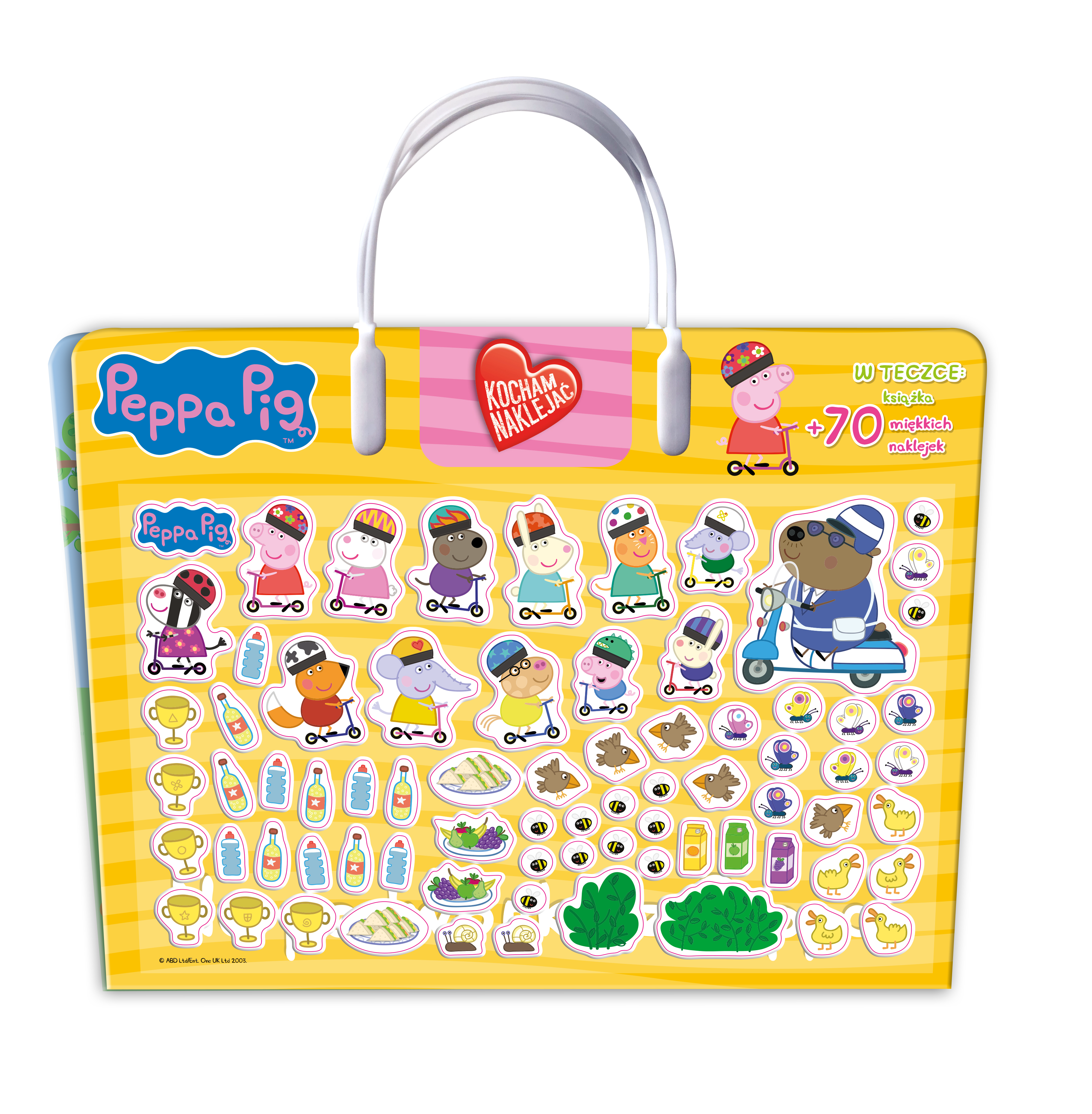 Image of Na podwórku z Peppą. Kocham naklejać. Świnka Peppa