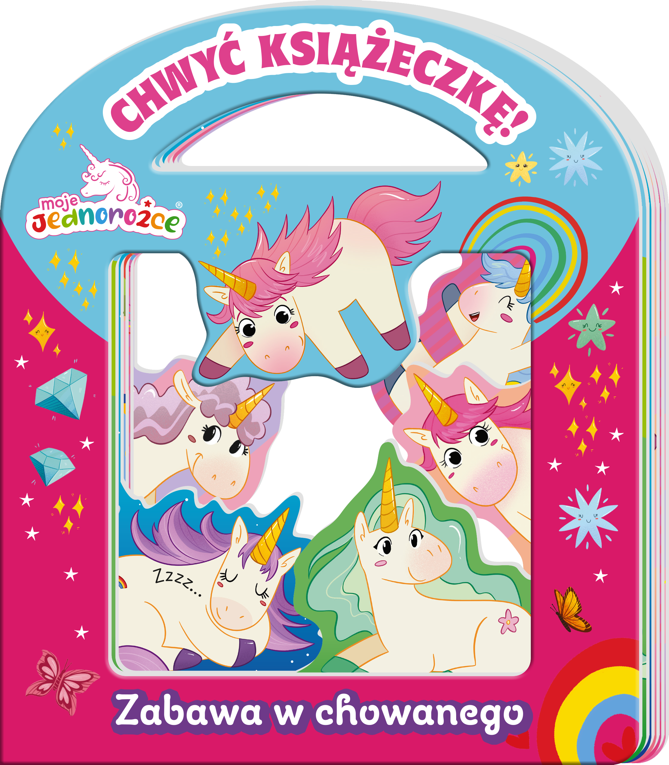 Image of Zabawa w chowanego. Moje jednorożce. Chwyć Książeczkę