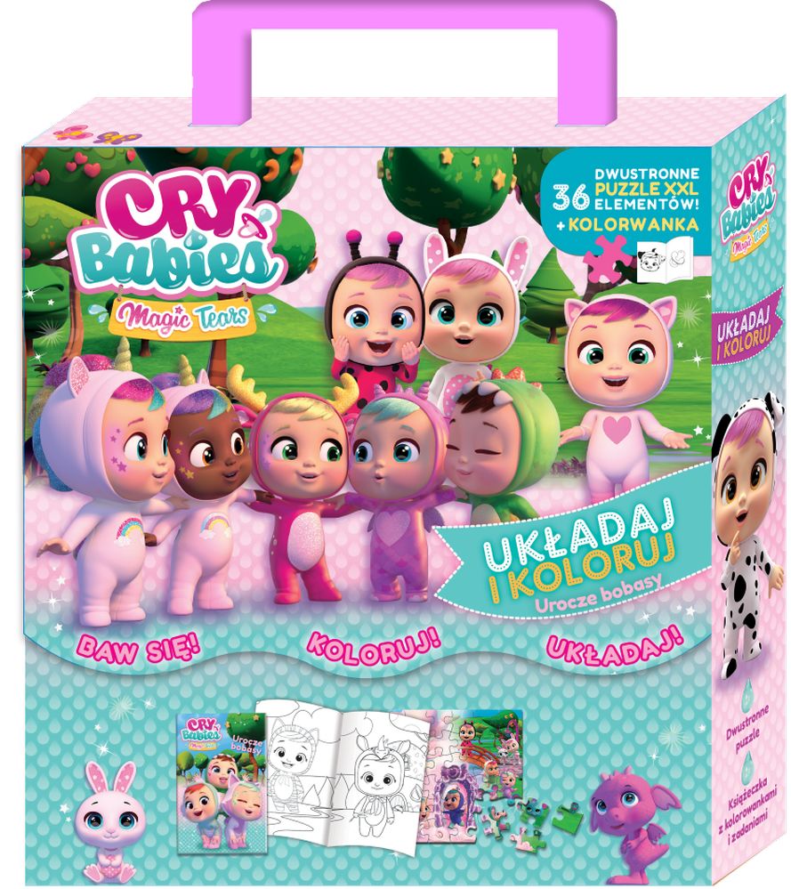 Image of Cry Babies. Układaj i koloruj