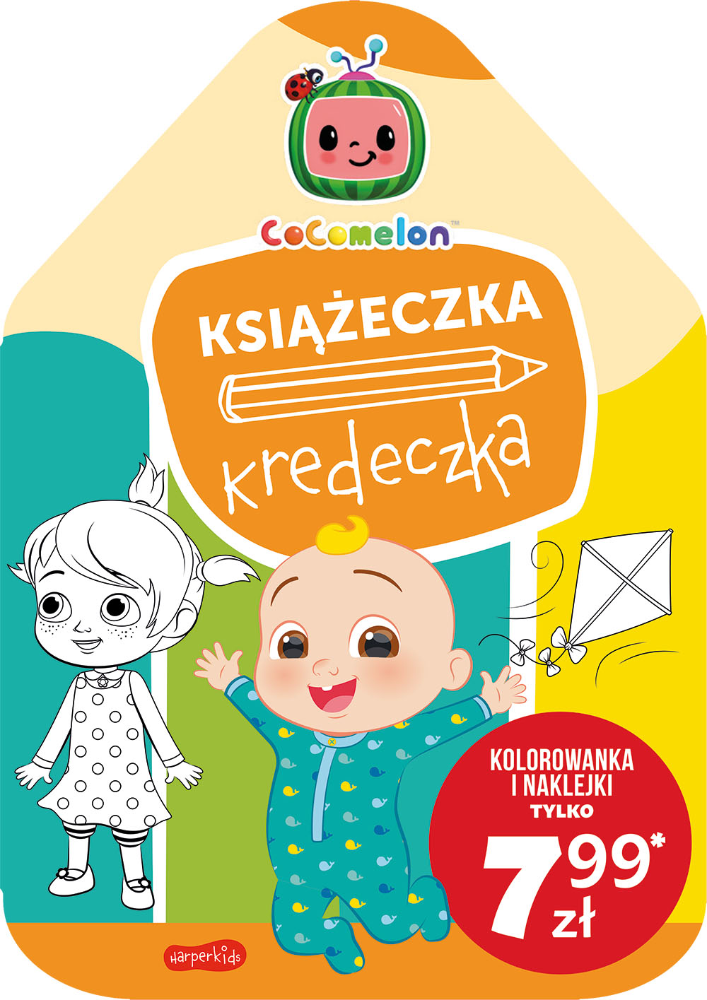 Image of Cocomelon. Książeczka kredeczka