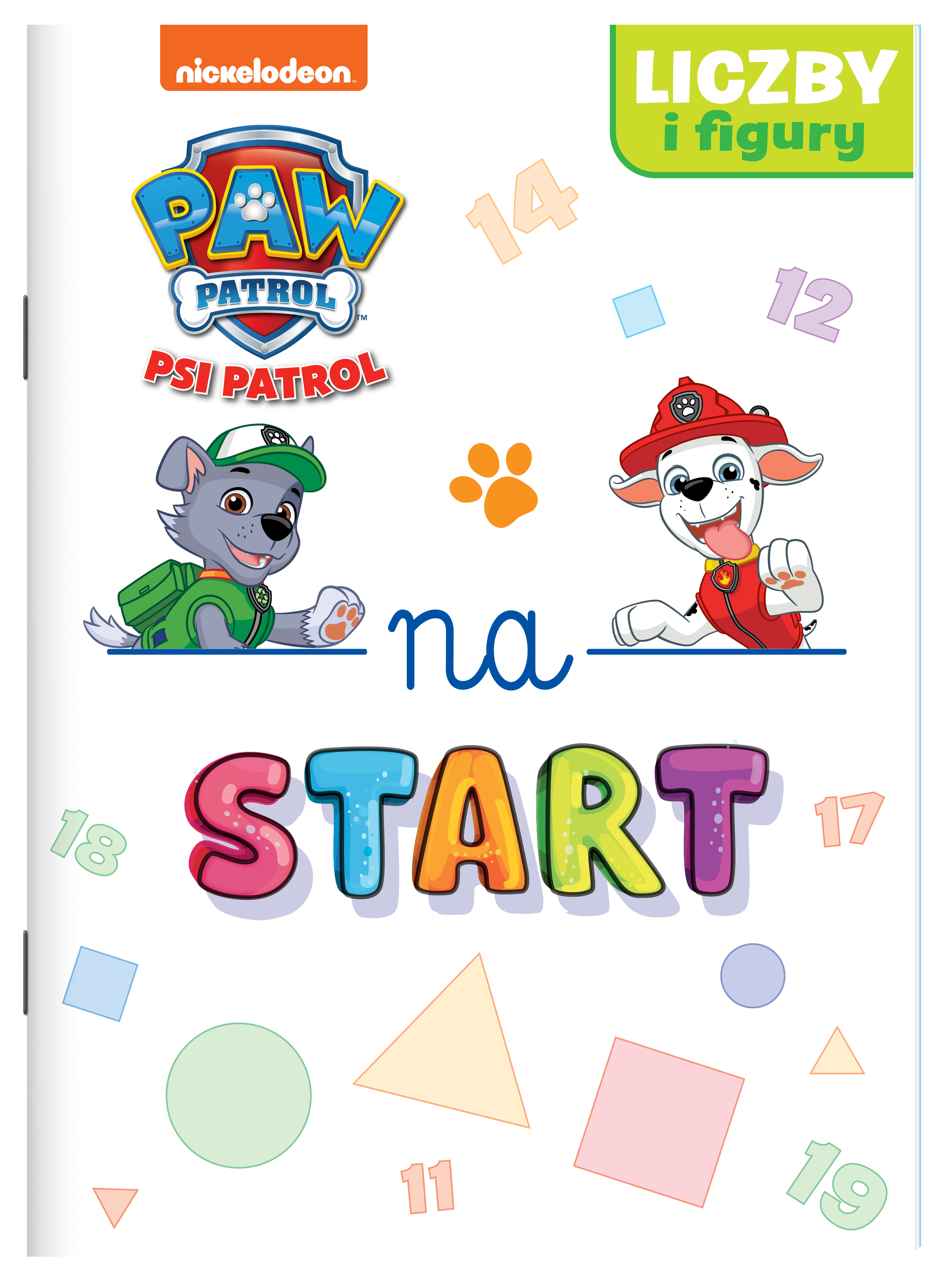 Image of Liczby i figury... Psi Patrol. Na start
