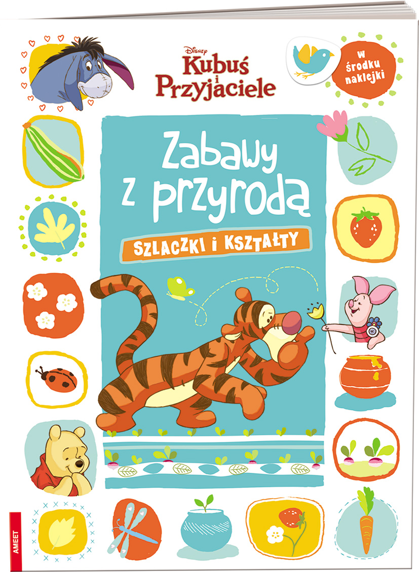 Image of Disney Kubuś i przyjaciele Zabawy z przyrodą szlaczki i kształty ZP-9102