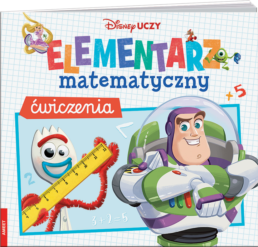 Image of Disney uczy mix Elementarz matematyczny Ćwiczenia UMC-9301