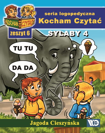 Image of Kocham czytać Zeszyt 6 Sylaby 4 (T, D)