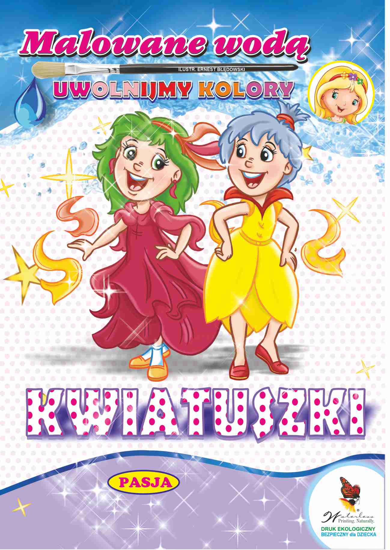 Image of Kwiatuszki. Malowane wodą