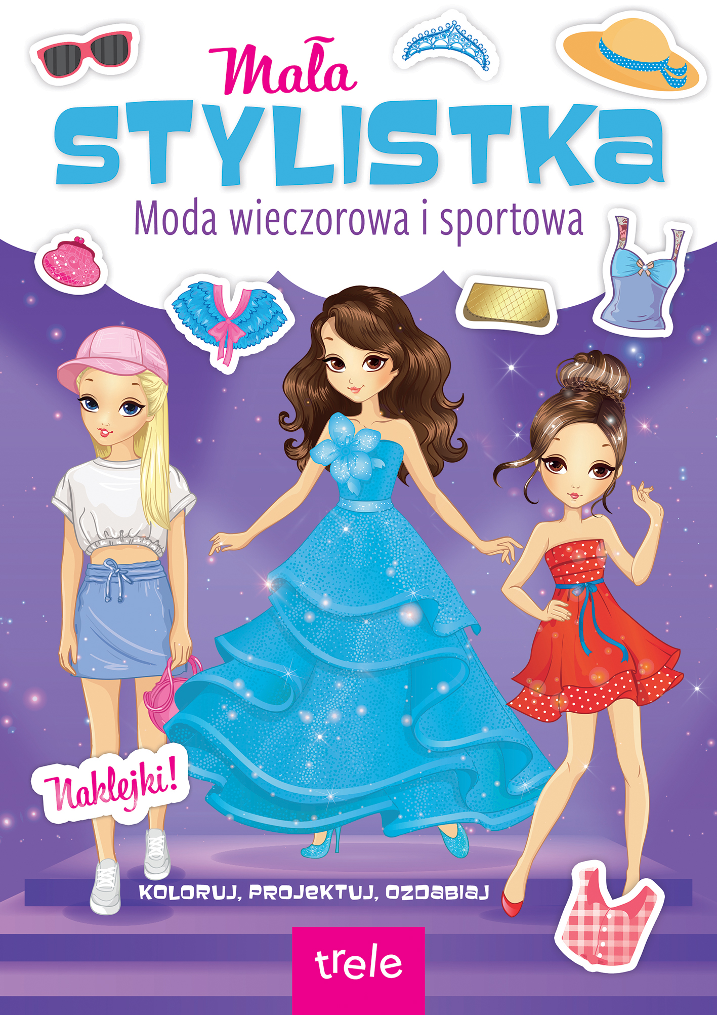 Image of Moda wieczorowa i sportowa. Mała stylistka