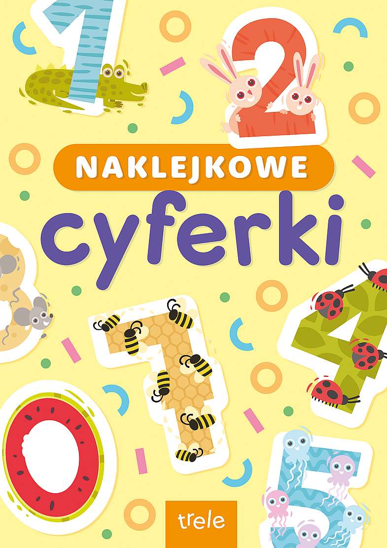 Image of Naklejkowe cyferki. Naklejkowa szkoła