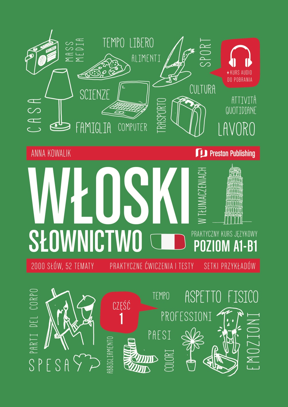 Image of Włoski w tłumaczeniach. Słownictwo poziom A1-B1