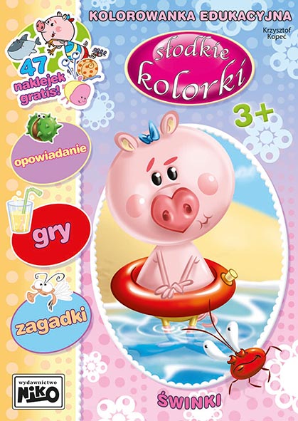 Image of Świnki. Słodkie kolorki