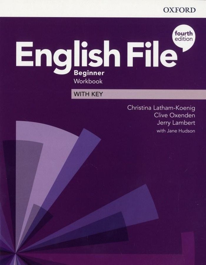 Image of English File Beginner Workbook with key