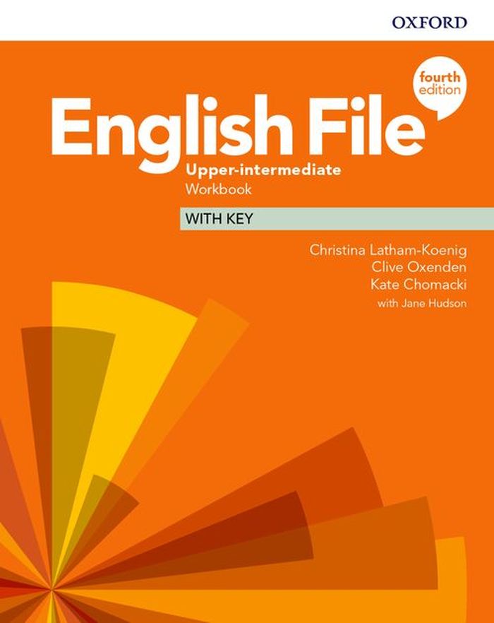Image of English File 4th edition Upper-Intermediate Workbook with key