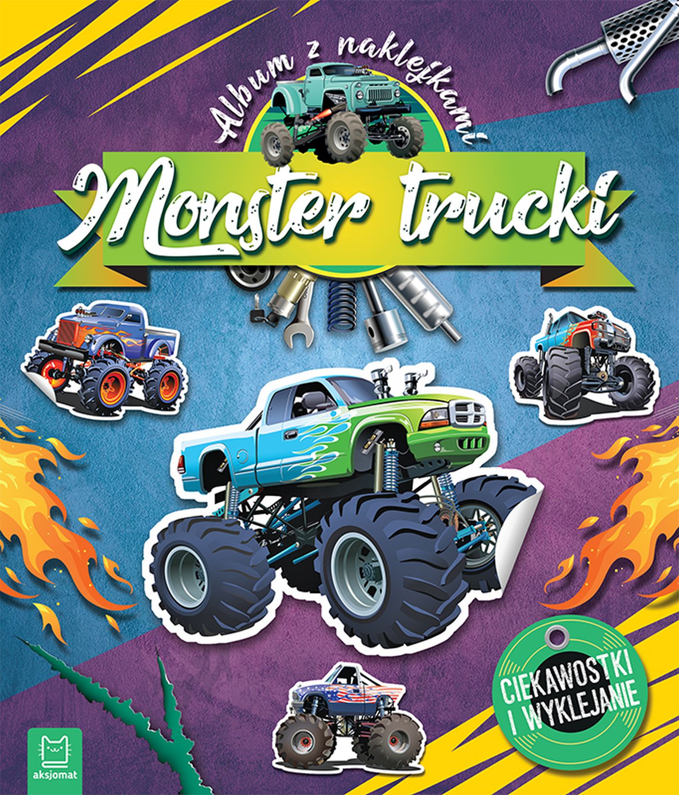 Image of Monster Trucki. Ciekawostki i wyklejanie. Album z naklejkami
