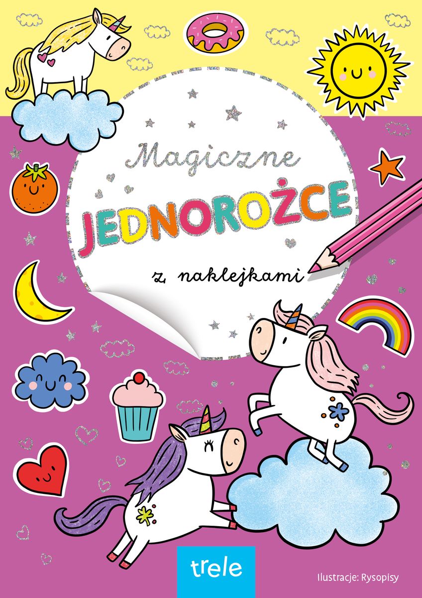 Image of Magiczne jednorożce z naklejkami