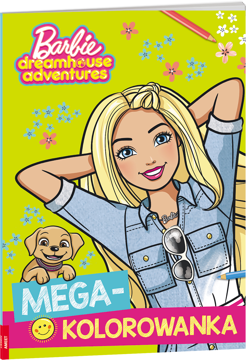 Image of Barbie dreamhouse adventures Megakolorowanka KOL-1202