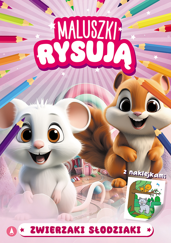 Image of Zwierzaki słodziaki. Maluszki rysują