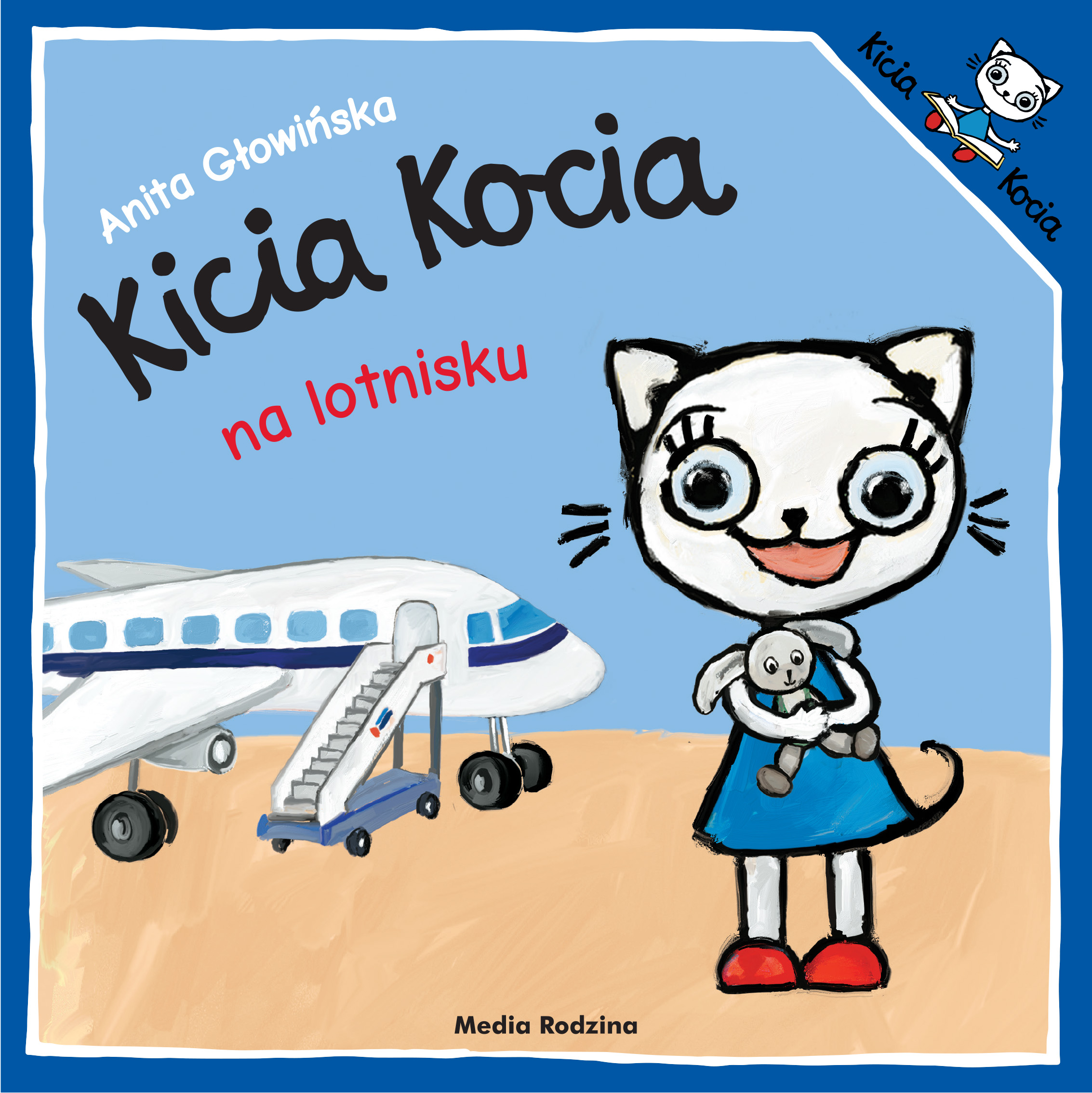 Image of Kicia Kocia na lotnisku. Kicia Kocia