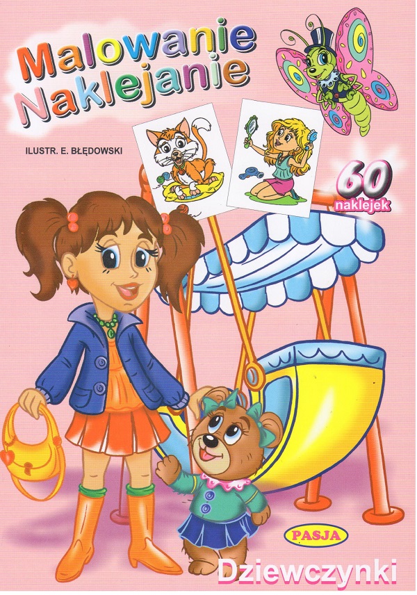 Image of Dziewczynki. Malowanie naklejanie