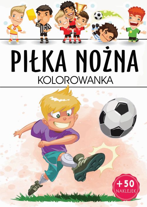 Image of Piłka nożna. Kolorowanka