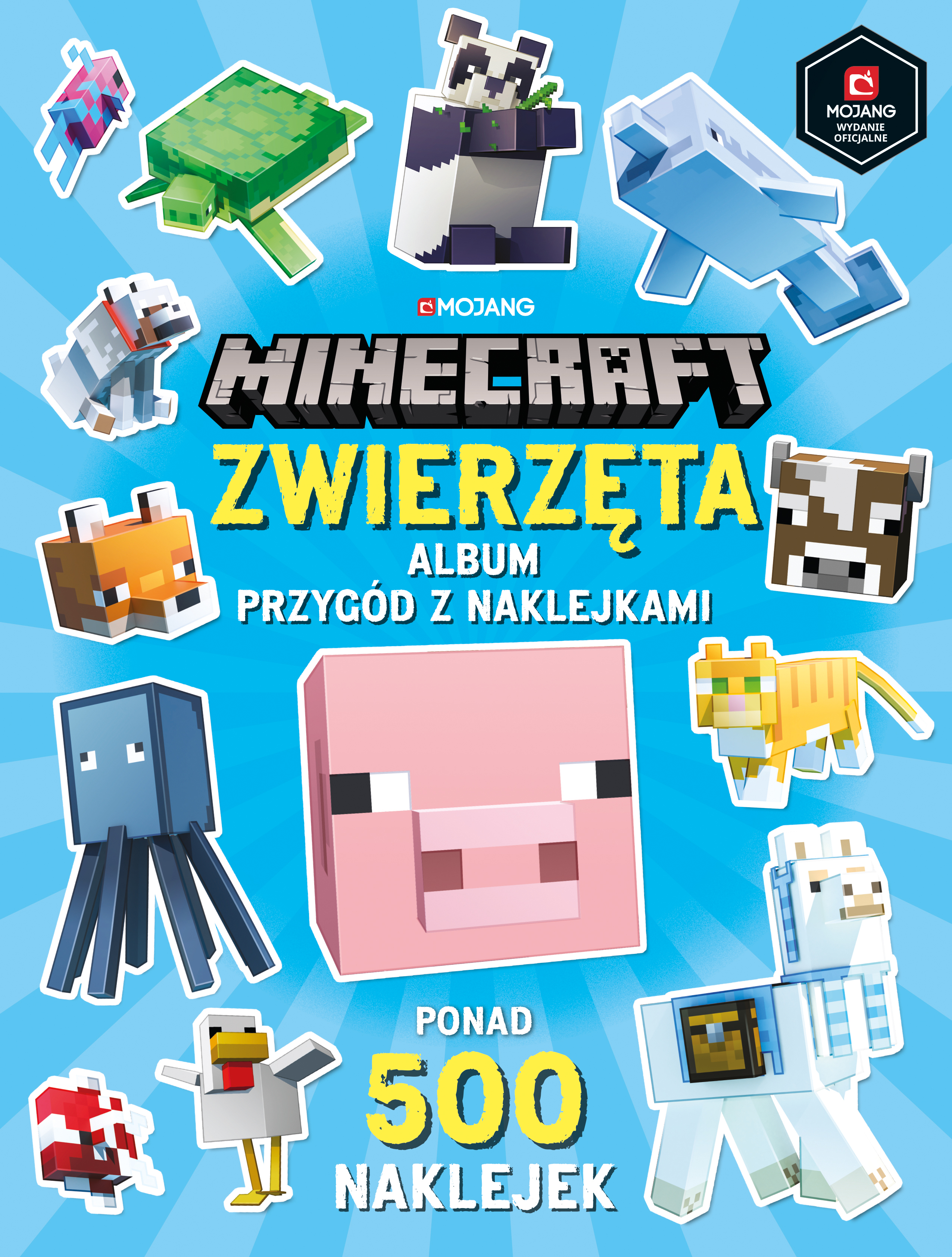 Image of Zwierzęta. Album przygód z naklejkami. Minecraft
