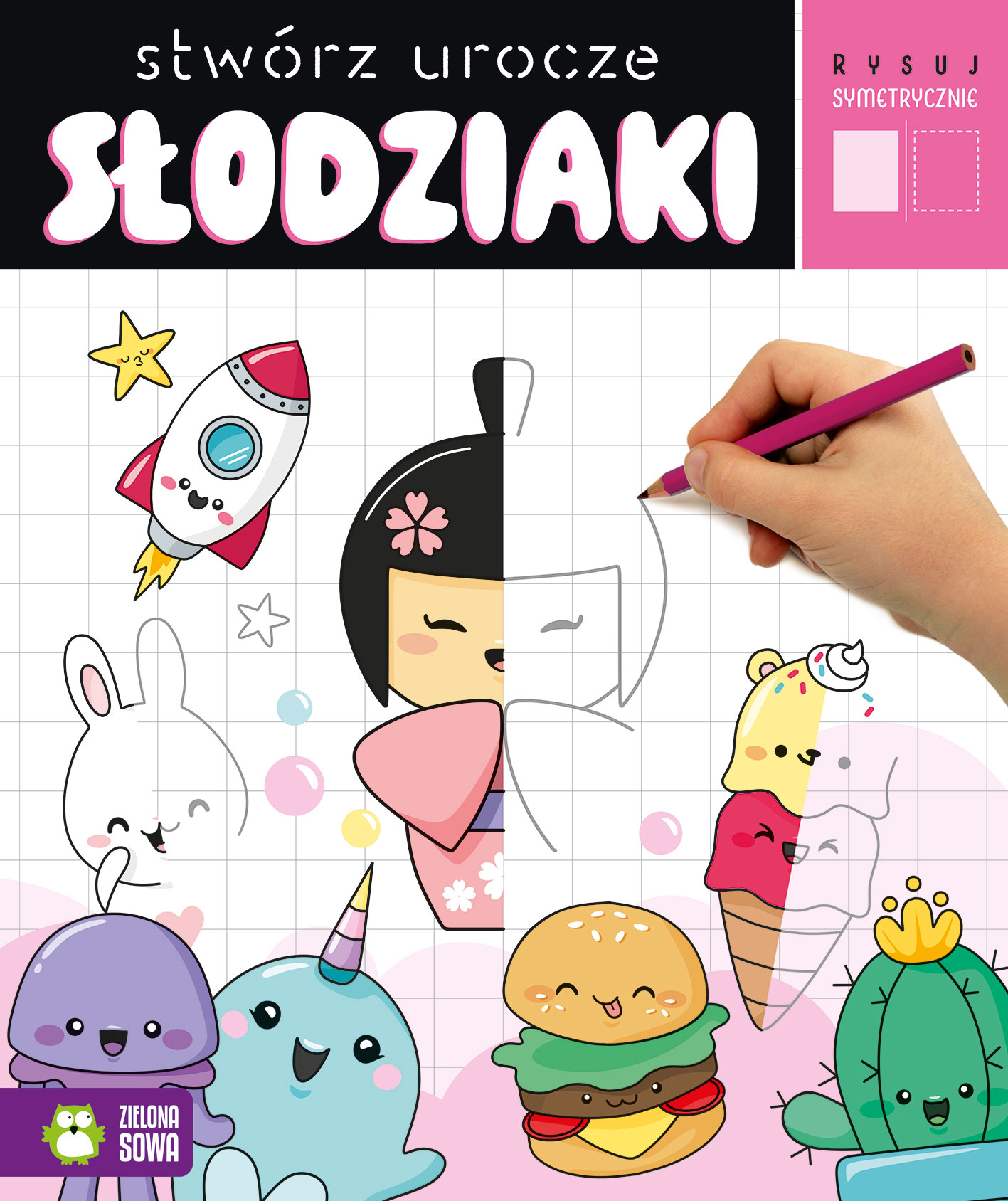 Image of Stwórz urocze słodziaki. Rysuj symetrycznie