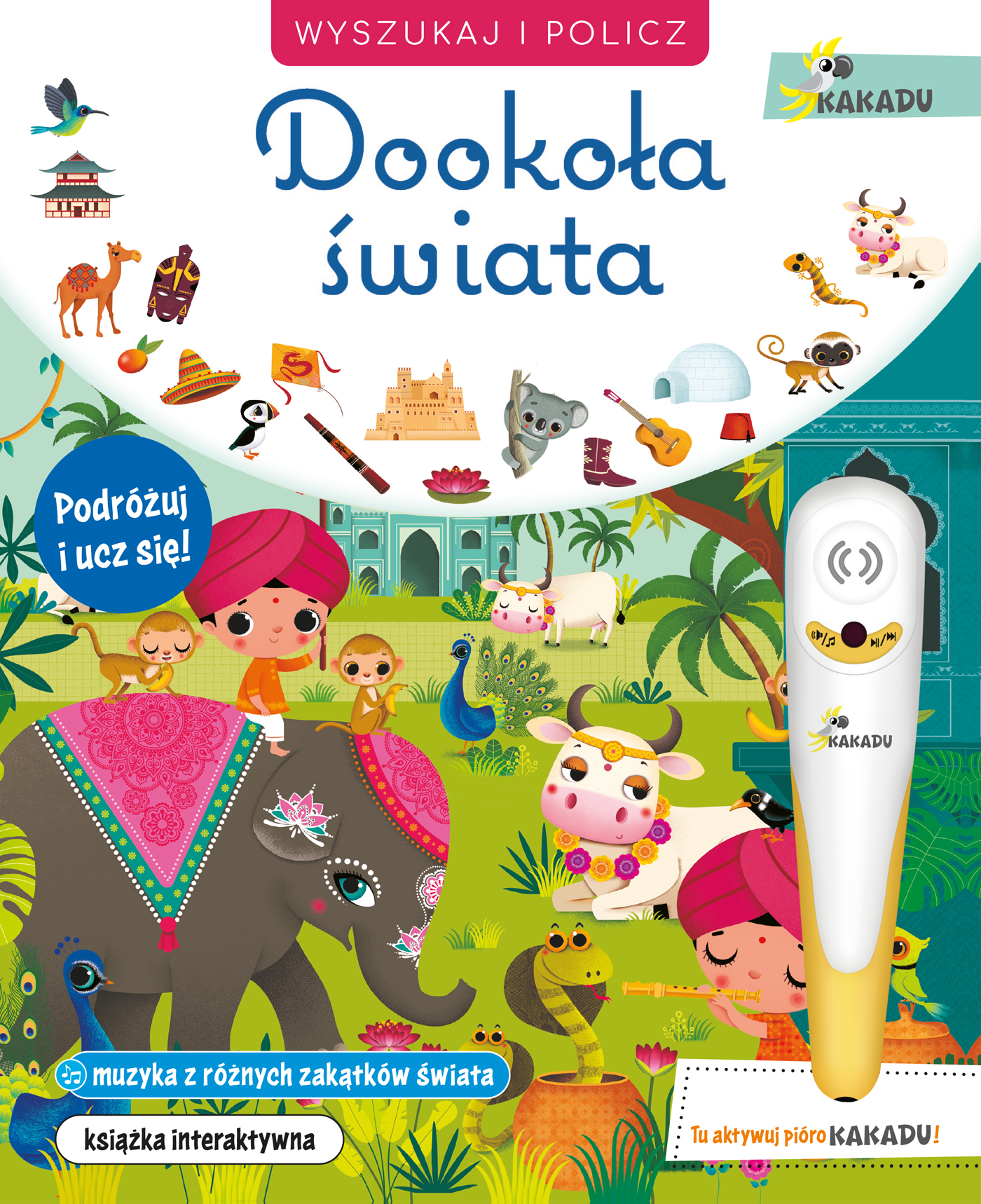 Image of Dookoła świata. Wyszukaj i policz. Kakadu