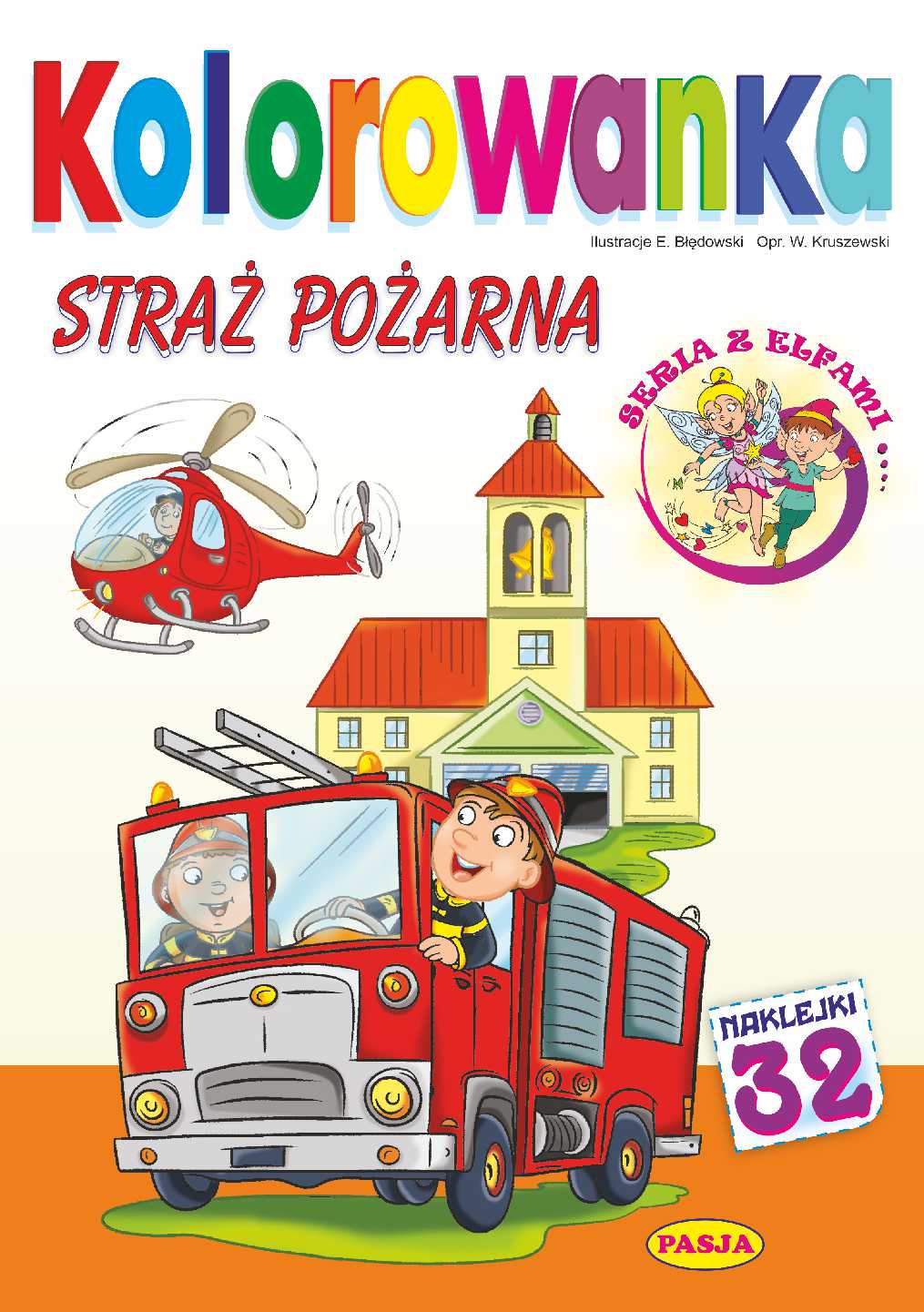 Image of Straż pożarna. Kolorowanka
