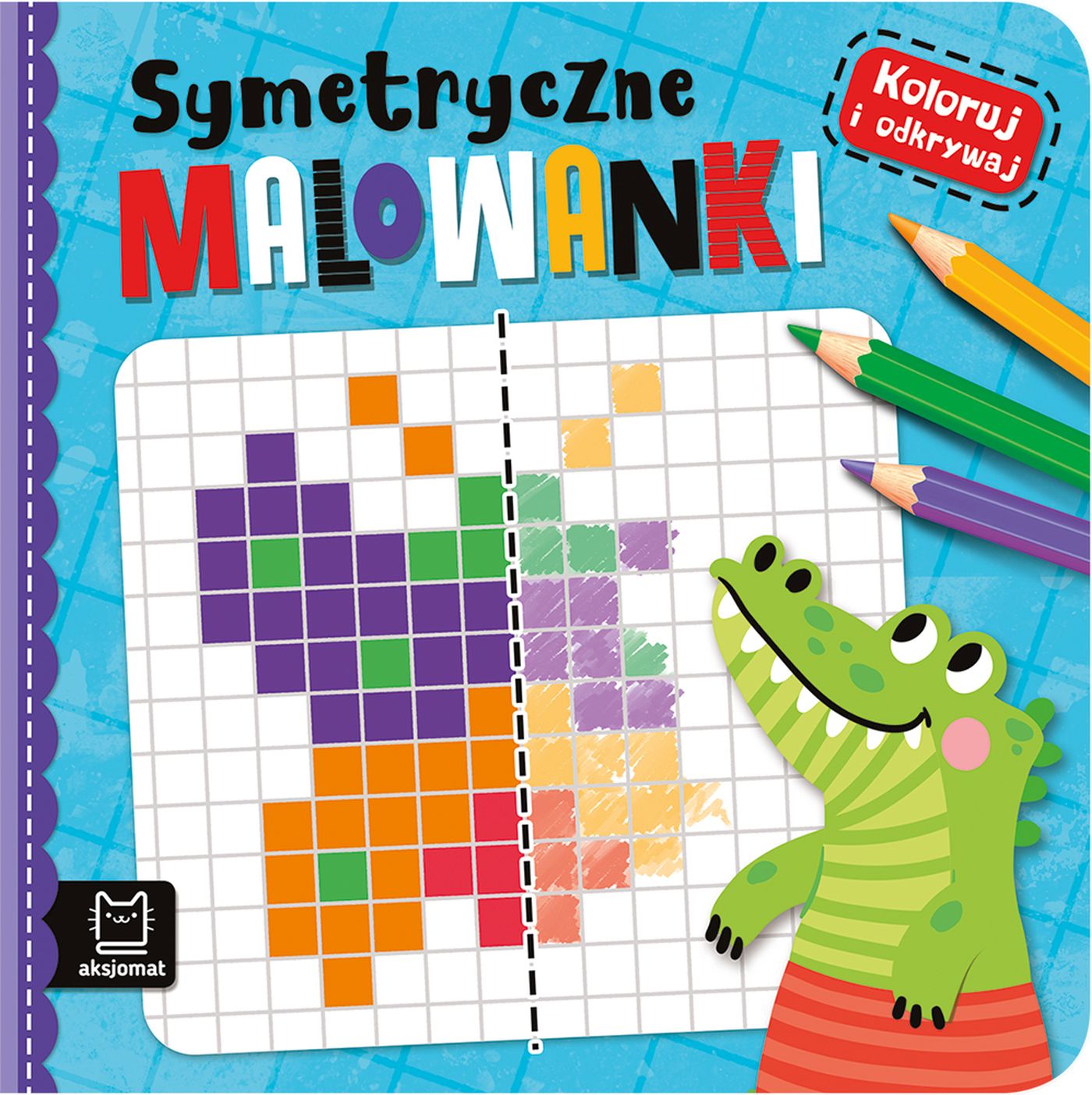 Image of Symetryczne kolorowanki. Koloruj i odkrywaj