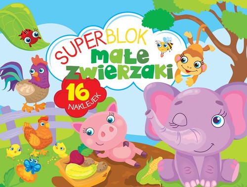 Image of Superblok Małe zwierzaki z naklejkami