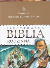 Image of Ilustrowana Biblia rodzinna (opaska I Komunia św.)