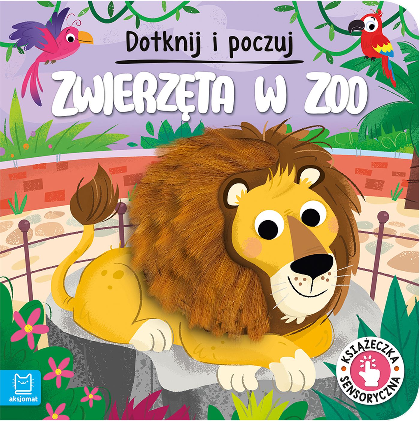 Image of Zwierzęta w zoo. Dotknij i poczuj. Książeczka sensoryczna