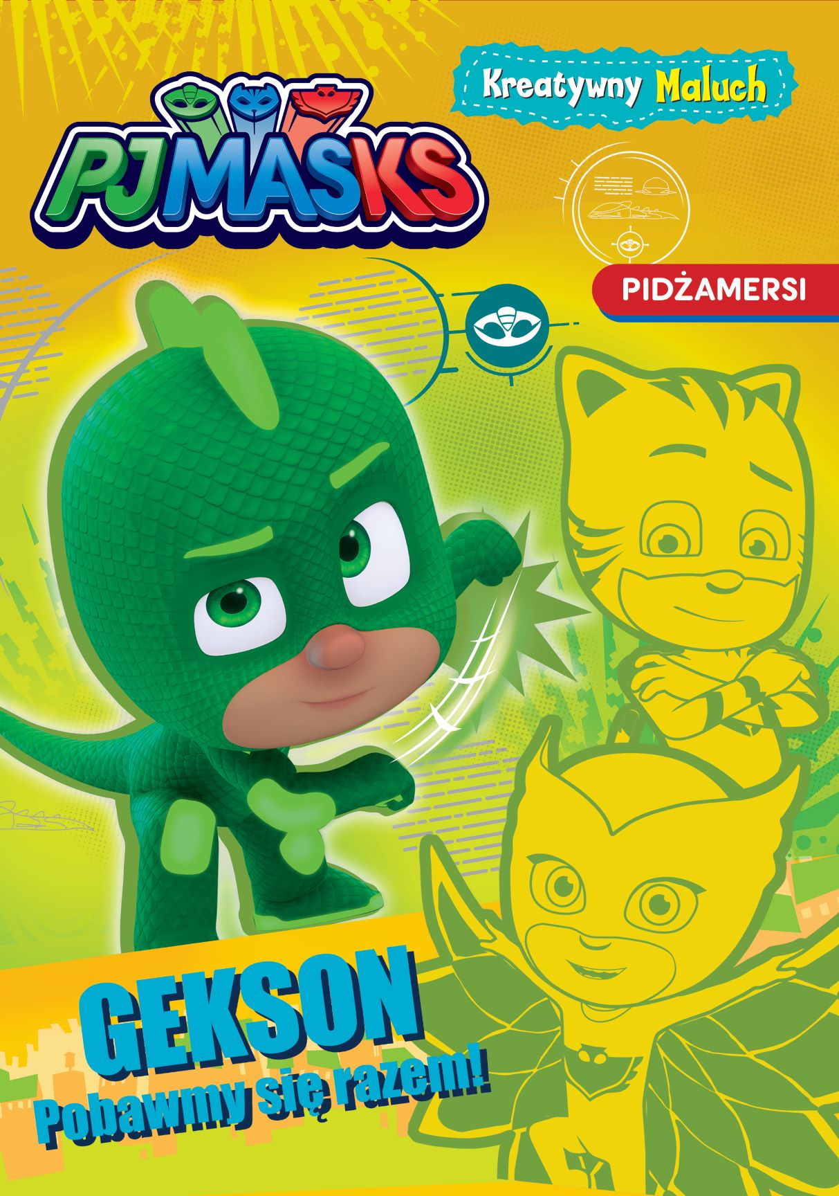 Image of Gekson pobawmy się razem. Kreatywny maluch. Pidżamersi