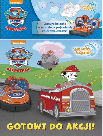 Image of Gotowi do akcji Psi Patrol wesoła kąpiel